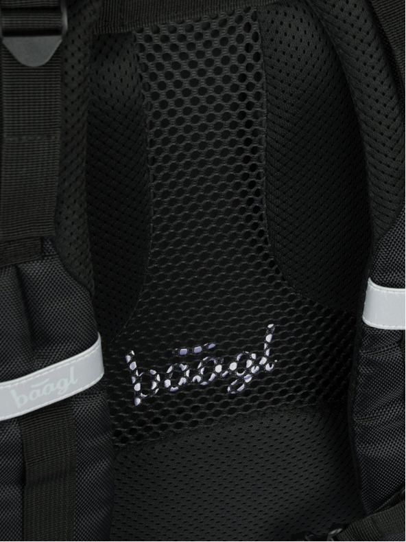 BAAGL  Crni školski ruksak Baagl Cubic Goal