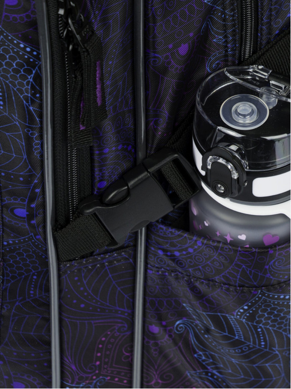 BAAGL  Crni školski ruksak Baagl Cubic Zen