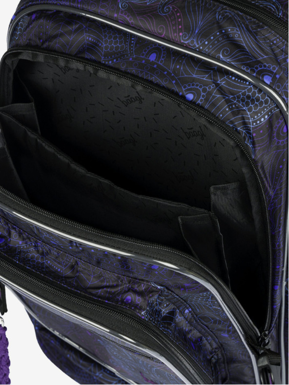 BAAGL  Crni školski ruksak Baagl Cubic Zen