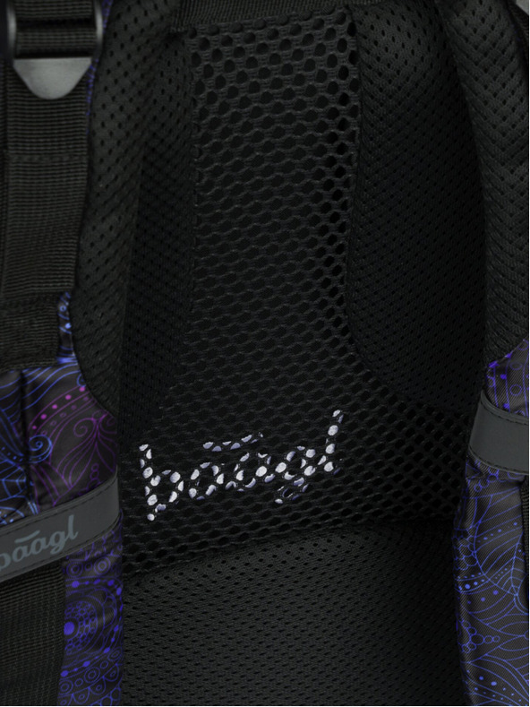 BAAGL  Crni školski ruksak Baagl Cubic Zen