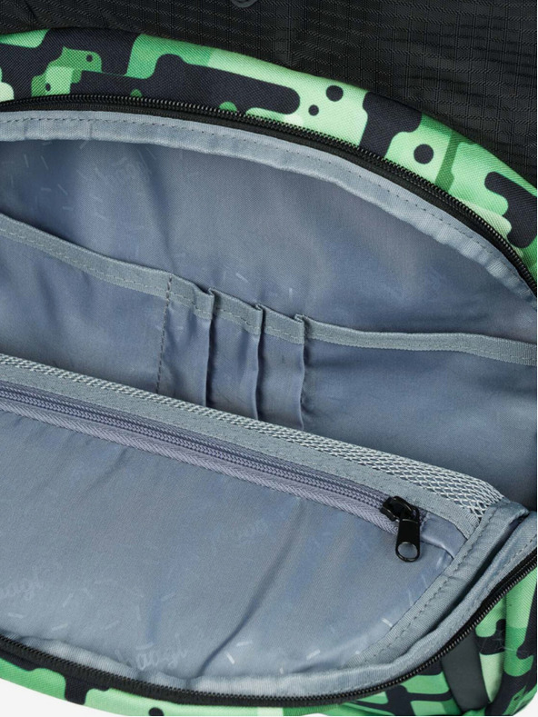 BAAGL  Crni ruksak Baagl Coolmate Green