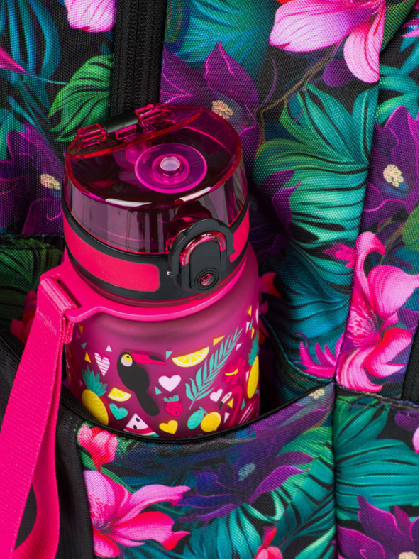 BAAGL  Baagl Coolmate Paradise ružičasti cvjetni ruksak