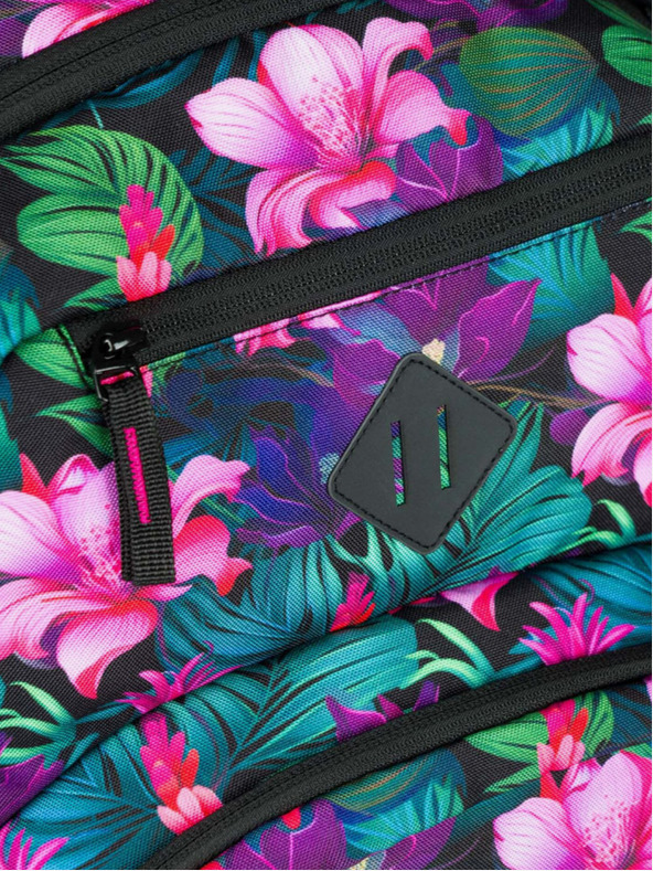 BAAGL  Školski cvjetni set - ruksak, pernica, torba Baagl Coolmate Paradise