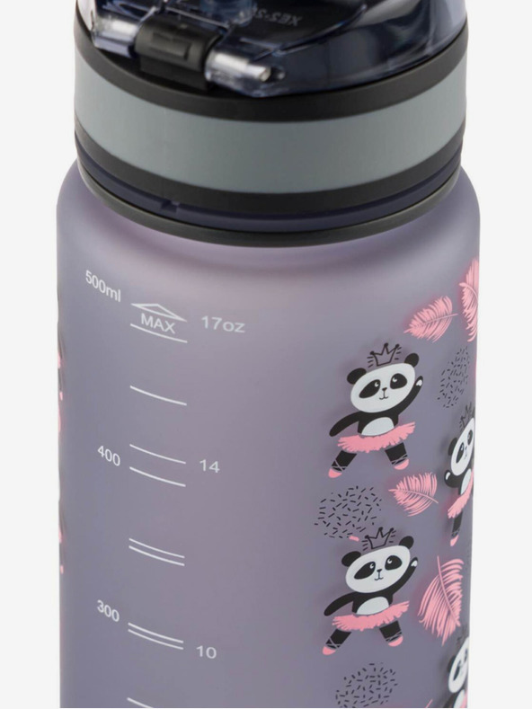 BAAGL  Siva boca za piće od tritana panda, 500 ml Baagl