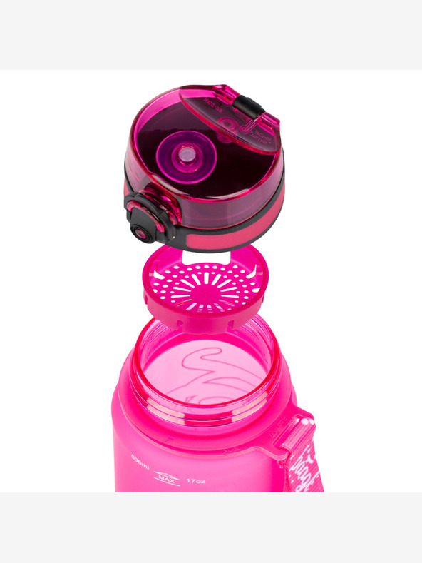 BAAGL  Pink tritan logo boca za piće - roza, 500 ml Baagl