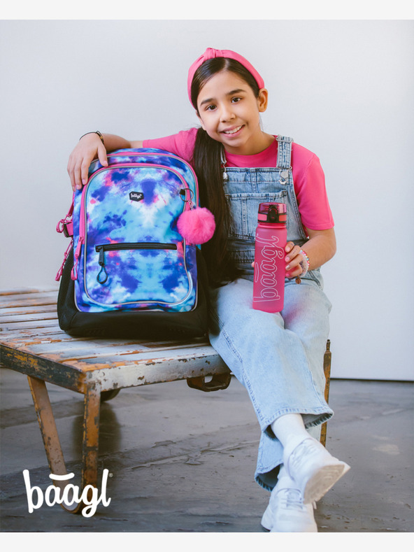 BAAGL  Pink tritan logo boca za piće - roza, 500 ml Baagl