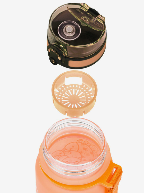 BAAGL  Narančasta tritan pojilica gradijent životinja, 350 ml Baagl