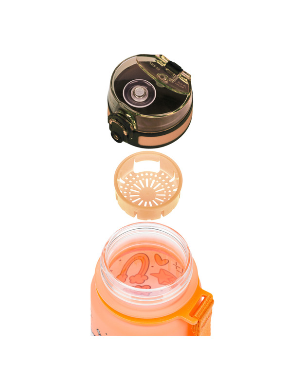 BAAGL  Boca za piće od jednoroga od tritana narančastog gradijenta, 350 ml Baagl