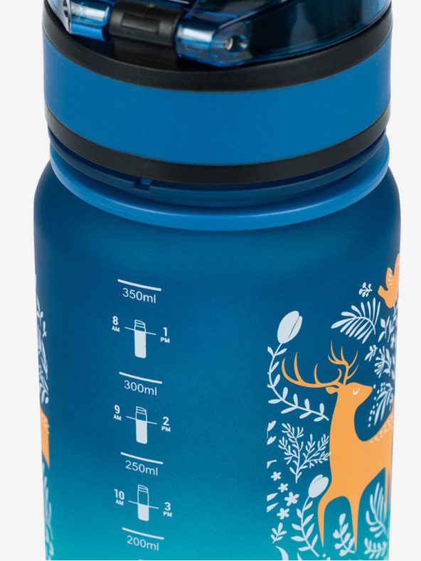 BAAGL  Plava boca za piće od tritana gradient forest, 350 ml Baagl