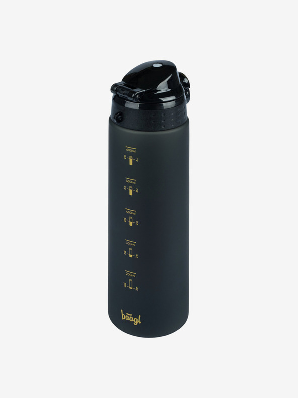BAAGL  Boca za piće od crnog tritana zlatna, 700 ml Baagl