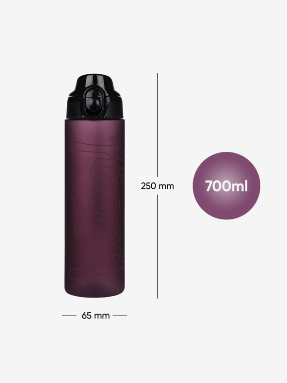 BAAGL  Crvena tritan rubin boca za piće, 700 ml Baagl