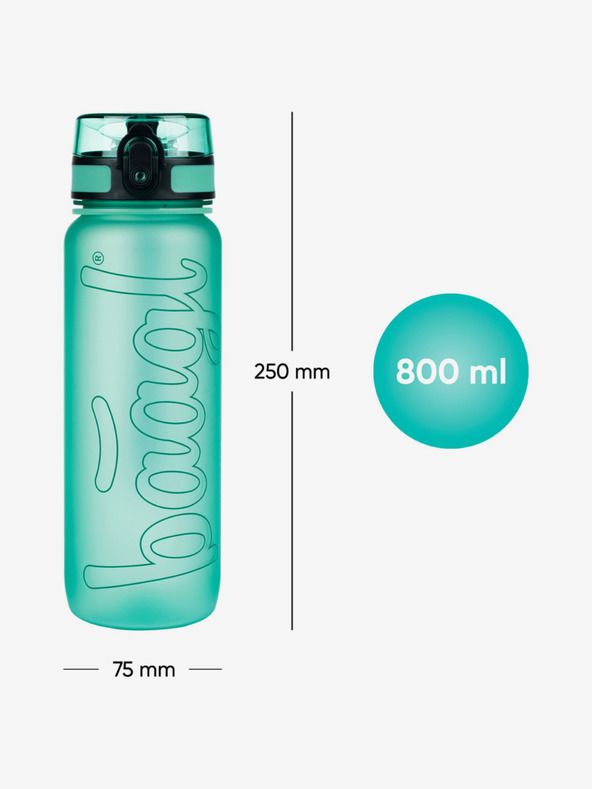 BAAGL  Green tritan boca za piće zelena, 800 ml Baagl