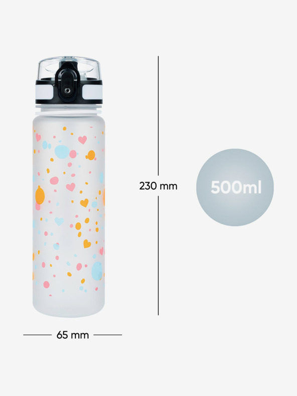 BAAGL  Bijela boca za piće od tritana za kućne ljubimce, 500 ml Baagl