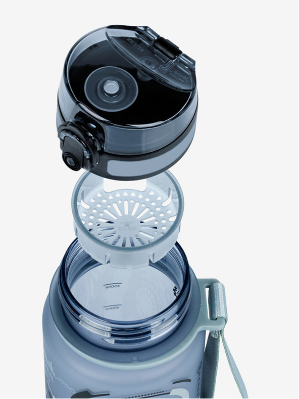 BAAGL  Siva robotska boca za piće od tritana, 500 ml Baagl