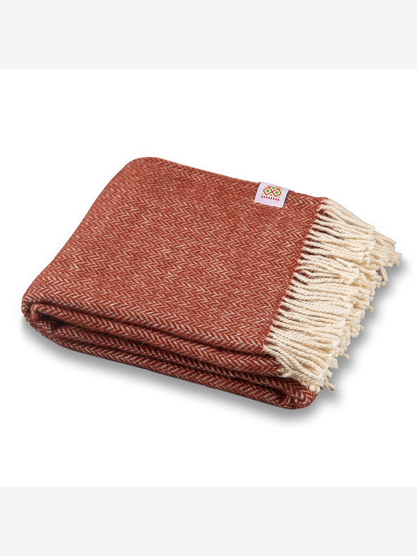 Balkanova Vunena deka Elma V - bordo