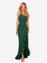 numoco Duga haljina na jedno rame - tamno zelena Numoco