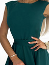 numoco Lepršava haljina s malim rukavima - Green Numoco