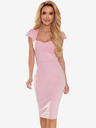 numoco Midi haljina sa lijepim dekolteom - puder roza Numoco