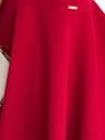numoco Elegantna haljina s dužim leđima - crvena sa Numoco šljokicama