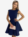 numoco Lepršava haljina s malim rukavima - tamnoplava Numoco