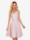 numoco Lepršava haljina - izrez u obliku srca - puderasto roza + Numoco svjetlucavo