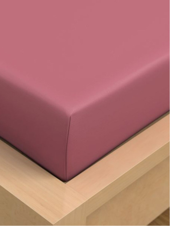 Kvalitex Cerada pamučna plahta 150x230cm roza