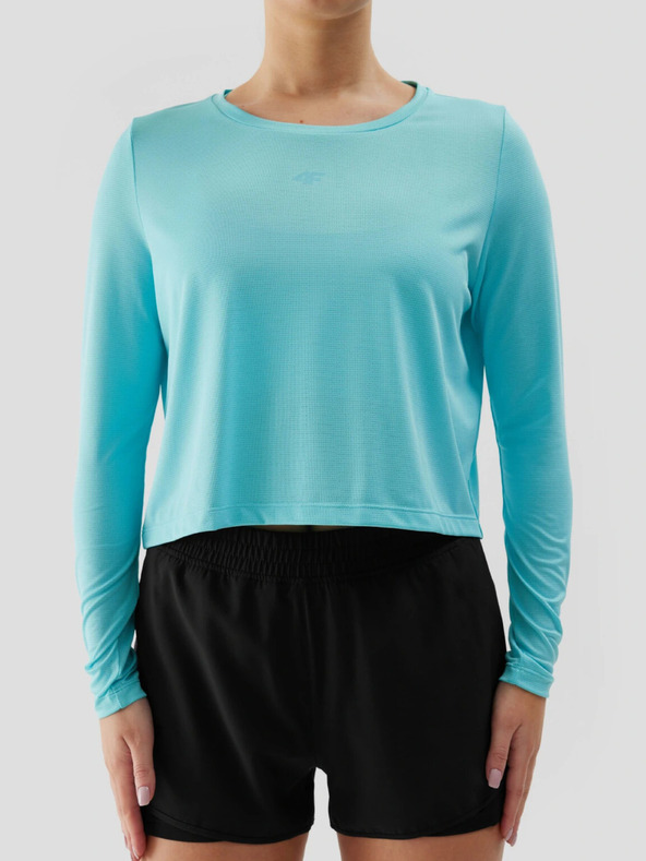 4F Ženska sportska brzosušeća majica kratkih rukava širokih 4F dugih rukava