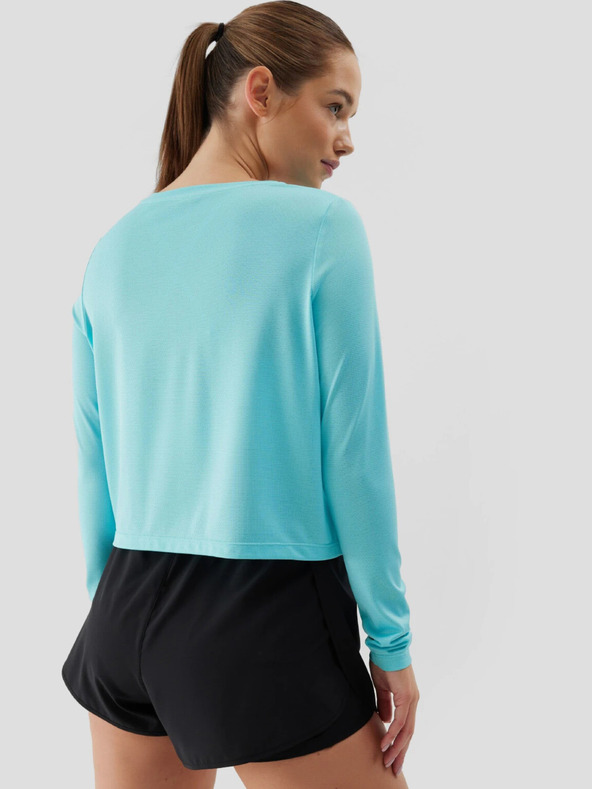 4F Ženska sportska brzosušeća majica kratkih rukava širokih 4F dugih rukava