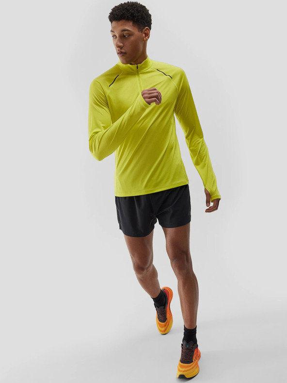 4F Muška brzosušeća majica za trčanje s dugim rukavima 4F