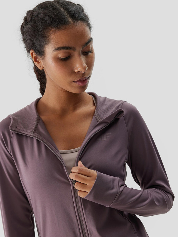 4F Ženska sportska majica s kapuljačom 4F koja se brzo suši