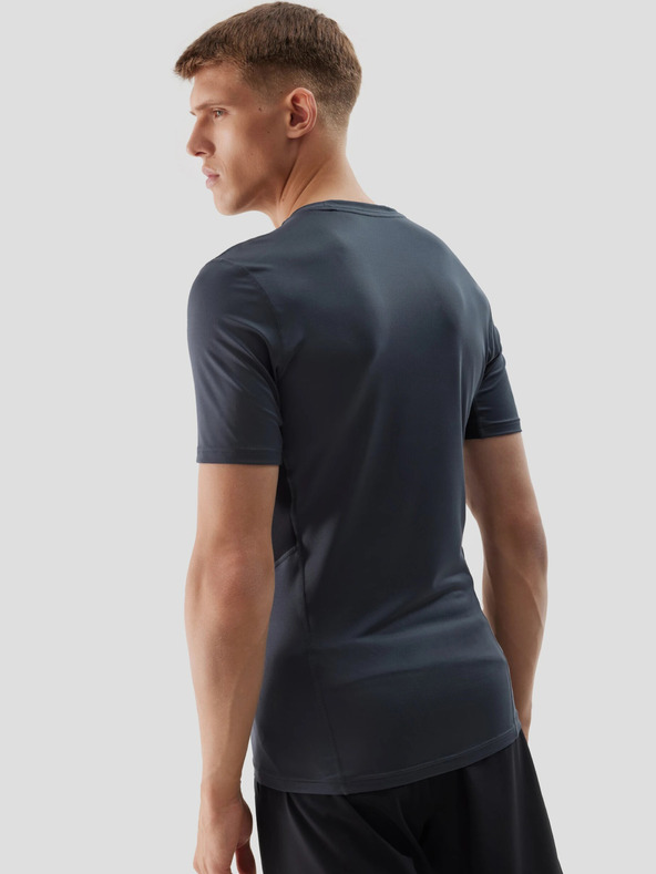 4F Muška uska sportska majica kratkih rukava izrađena od 4F recikliranih materijala