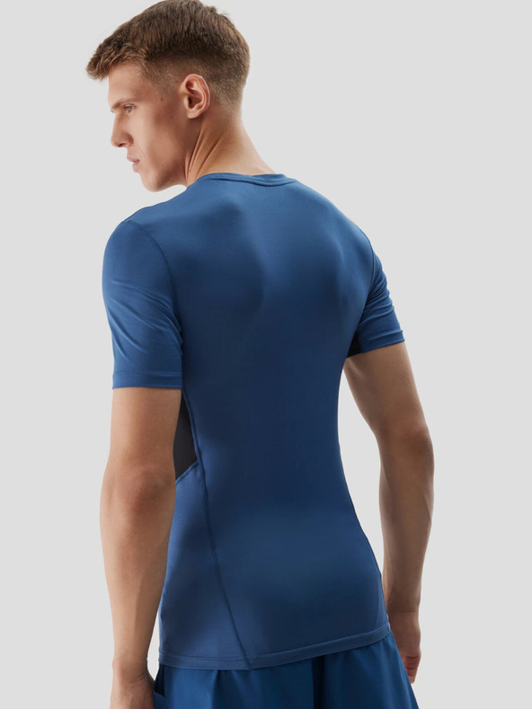 4F Muška uska sportska majica kratkih rukava izrađena od 4F recikliranih materijala