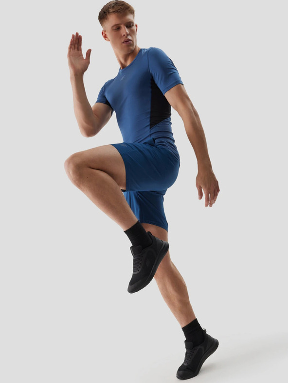 4F Muška uska sportska majica kratkih rukava izrađena od 4F recikliranih materijala