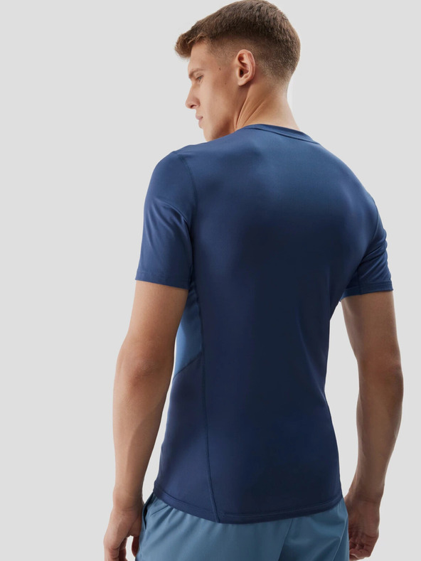 4F Muška uska sportska majica kratkih rukava izrađena od 4F recikliranih materijala