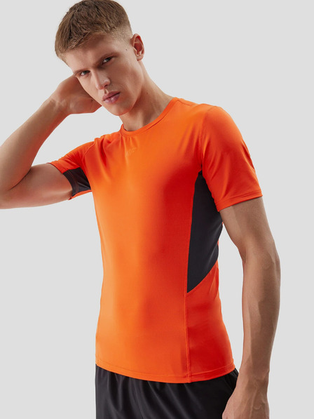 4F Muška uska sportska majica kratkih rukava izrađena od 4F recikliranih materijala