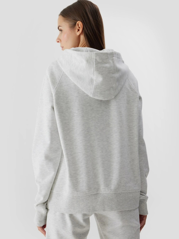 4F Ženska majica bez kopčanja s kapuljačom 4F