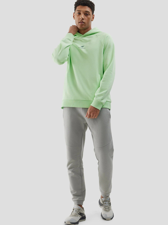 4F Muški sweatshirt bez kopčanja i s kapuljačom od organskog pamuka 4F