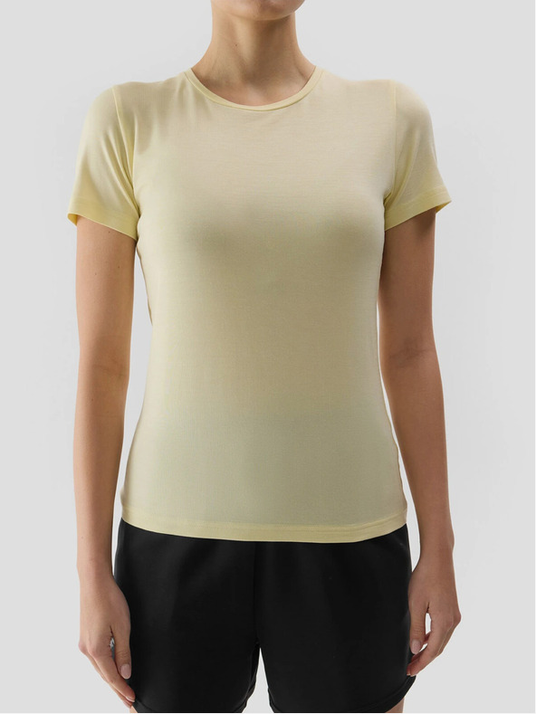 4F Ženska obična majica kratkih rukava slim 4F