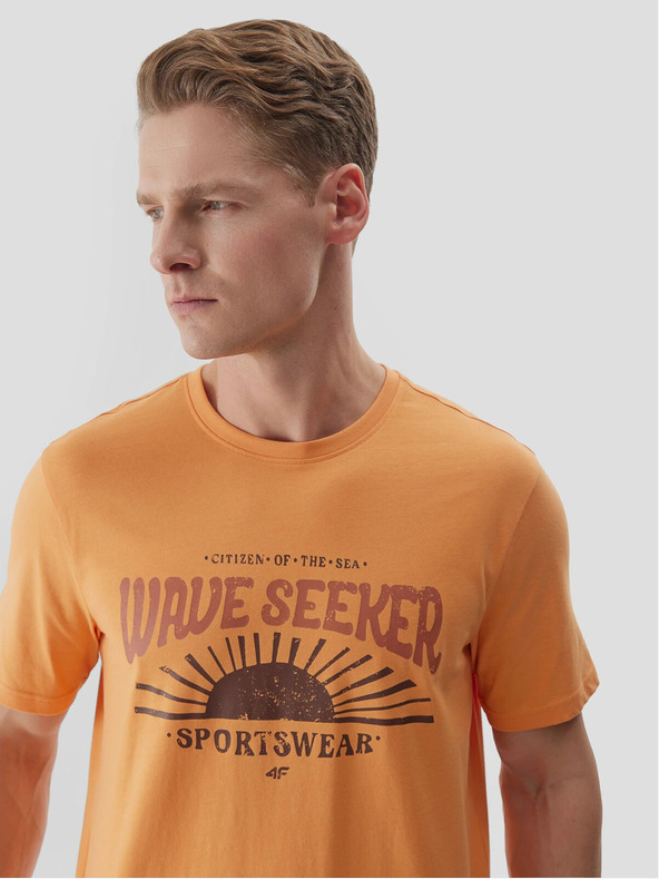 4F Muška majica s printom 4F