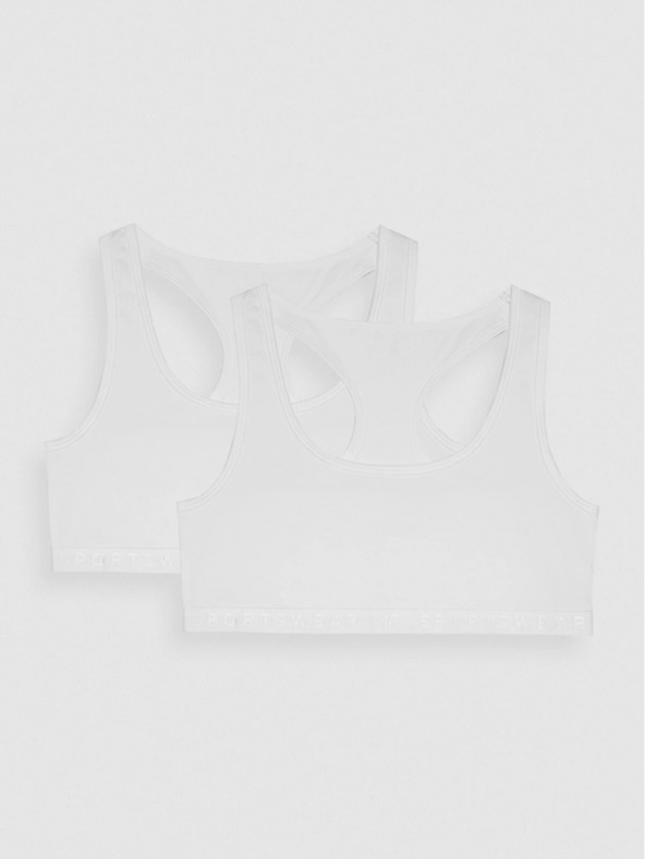 4F Ženski pamučni grudnjak za svakodnevno nošenje 4F 2 kom