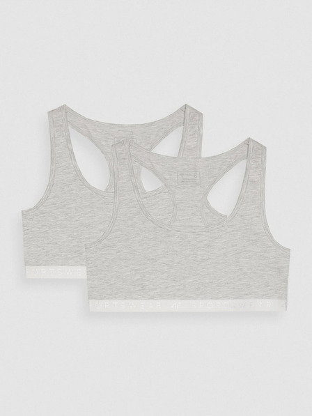 4F Ženski pamučni grudnjak za svakodnevno nošenje 4F 2 kom