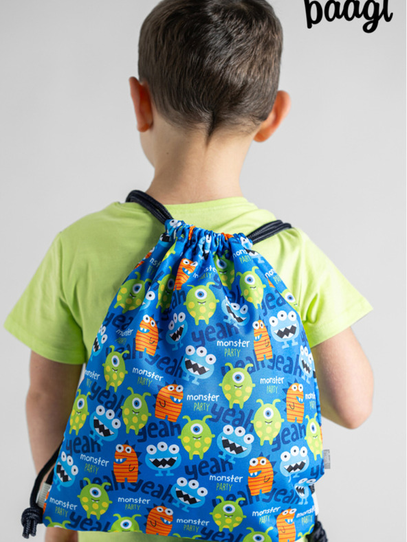 BAAGL  Plava predškolska torba Baagl Monsters