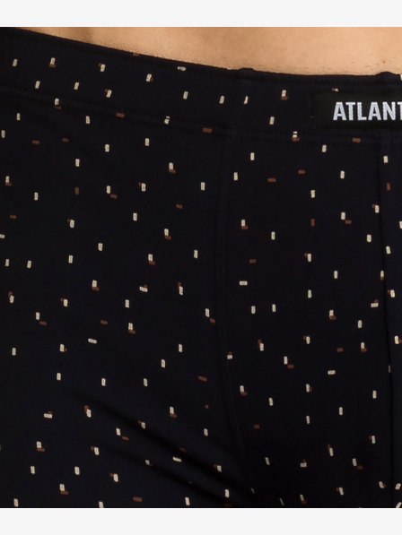 Atlantic 3-PACK Muške bokserice ATLANTIC - tamno plava, crvena, tamno plava