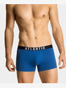 Atlantic 3-PACK Muške bokserice ATLANTIC - roza, plava, tamnoplava