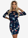 numoco Sportska haljina - šareni cvjetići na tamnoplavoj pozadini Numoco