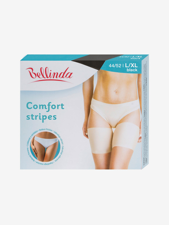 Bellinda Bellinda Comfort Stripes crni ženski pojasevi za zaštitu i trljanje