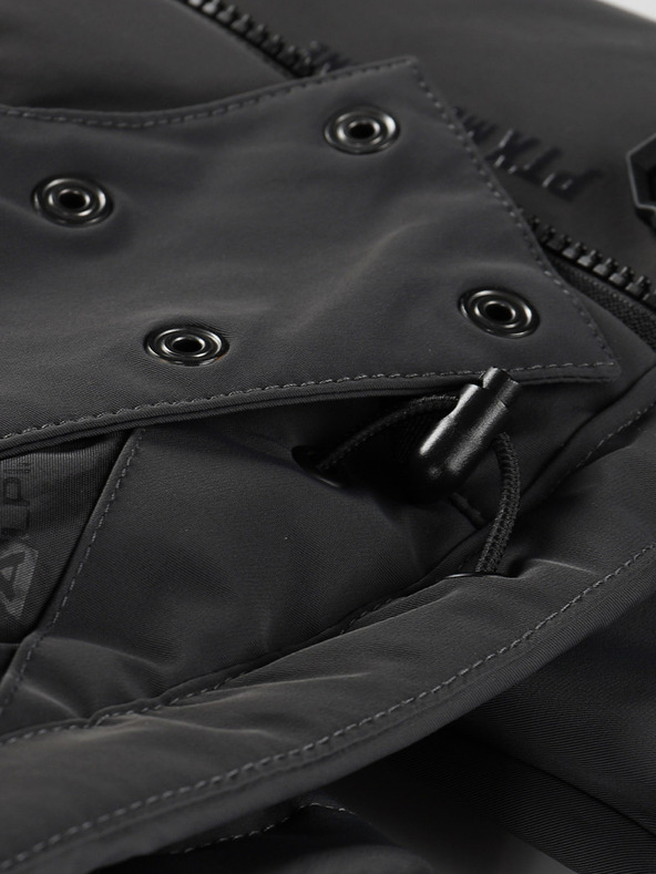 ALPINE PRO Muška skijaška jakna s membranom ptx snow ALPINE PRO REAS dk.true grey