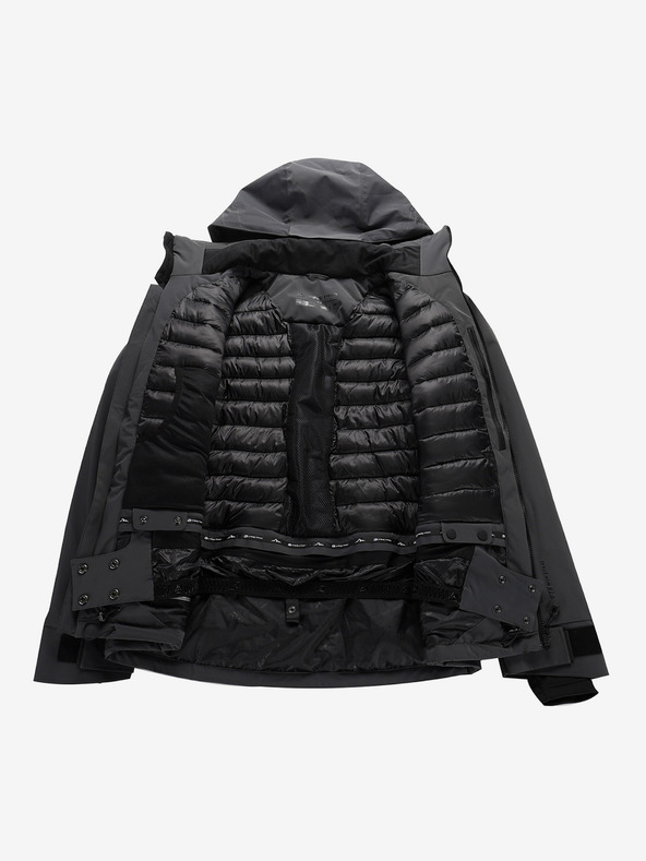 ALPINE PRO Muška skijaška jakna s membranom ptx snow ALPINE PRO REAS dk.true grey