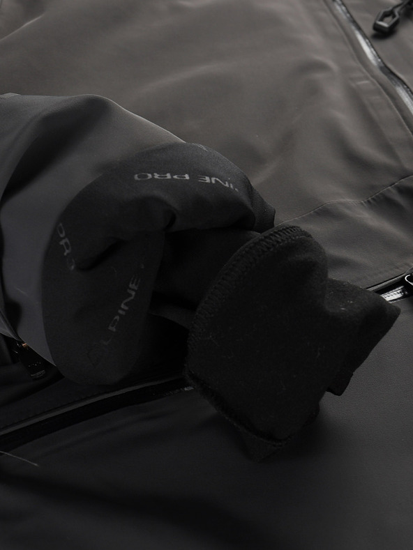 ALPINE PRO Muška skijaška jakna s membranom ptx snow ALPINE PRO REAS dk.true grey