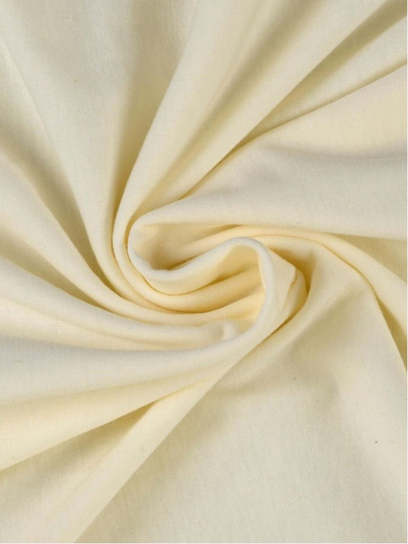 Kvalitex Dječja posteljina od žerseja 70x140cm krem ​​Kvalitex